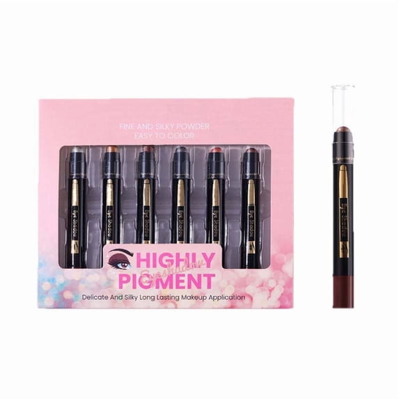 Multicolor Cream Highlighter Eyeshadow Set, Contouring and Highlighting Eyeshadow Stick, Long-Lasting Color, Waterproof and Smudge-Proof, Easy to Apply, Makeup Crayon Kit for Date Party Use