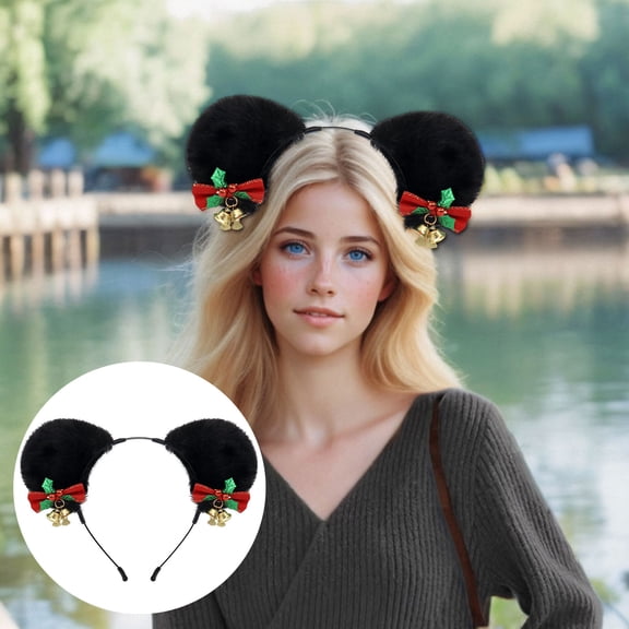 Multicolor Cute Bow Hair Bands Accessories Ears Hair Bands Headdress Party Accessories Mens Workout Headband Head Bands for Workout Head Hear Bolder Band Headbands Steel Headband Head Bands No