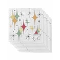 thumbnail image 1 of Multicolor Diamond Cloth Napkins Set of 8 Reusable Dinner Napkins, Modern Geometric Middle Century Cocktail Napkin Washable Table Napkins for Wedding/Holiday Party/Baby Shower 20"x20", 1 of 7