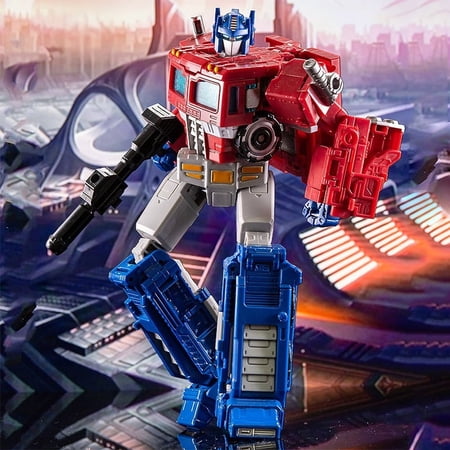Multicolor Double Shift Siege Prime, Dual Mode Battle Robot Collectible