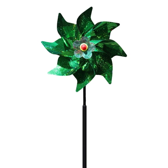 Multicolor Drive Windmill, Large Thickened Orchard Farm Windmill, Toy Windmill for Kids Outdoor Garden Yard Decoration