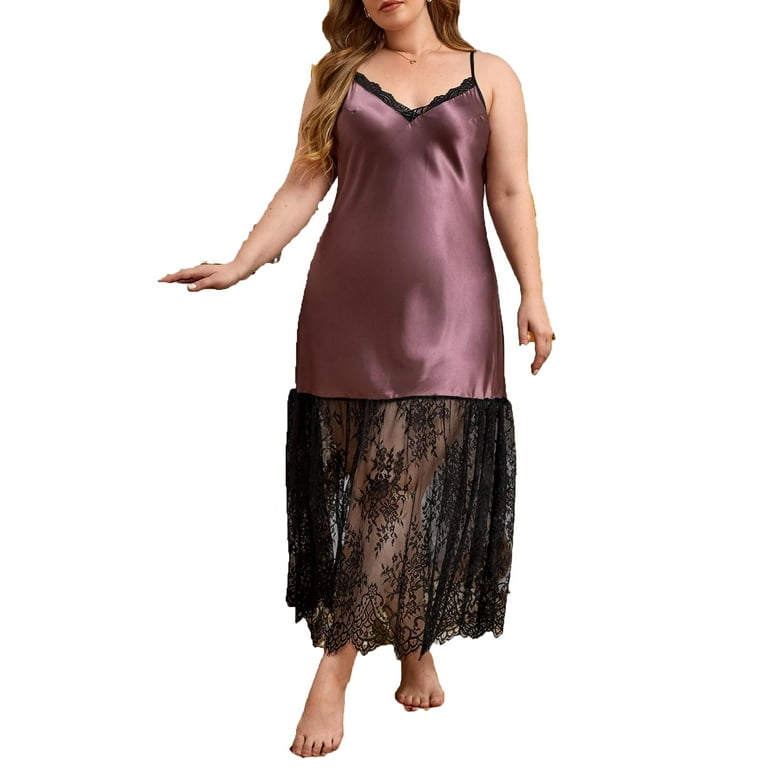 Elegant nightgowns plus size new arrivals