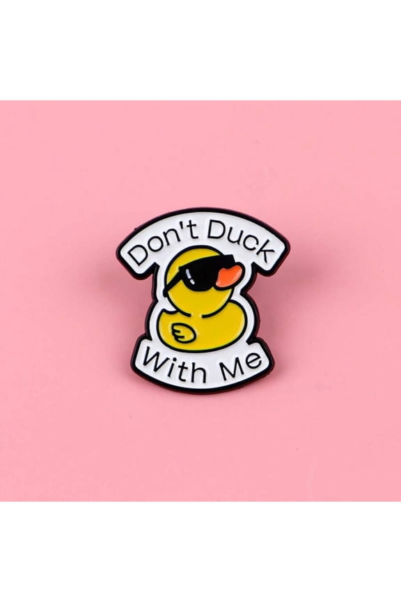 Multicolor Enamel Lapel Pin With Duck Design For Backpacks Bags Cool Decoration Gift