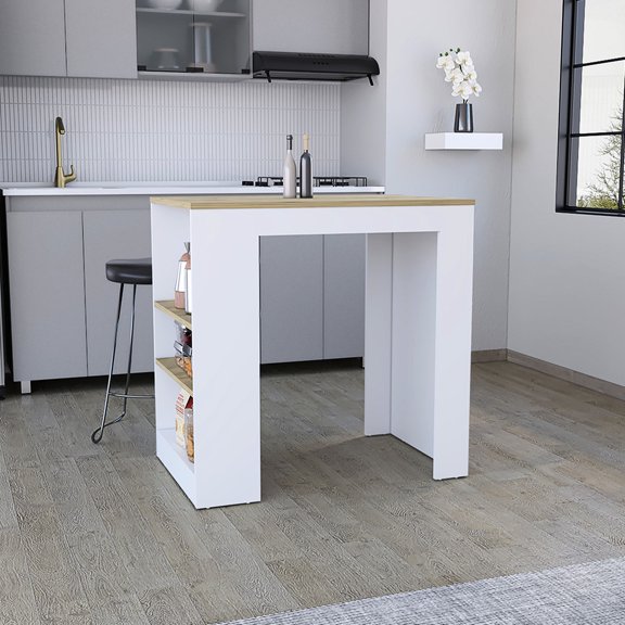 Multicolor Engineered Wood - Three - side Shelves for Convenience - Kitchen Setting - Cost - efficient Kitchen Enhancement