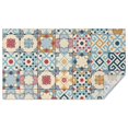 thumbnail image 1 of Multicolor Ethnic Geometric Patchwork Pattern Rectangle Tablecloth 60"x102",Waterproof Polyester Rectangle Table Cloth, Wipeable Spillproof Polyester Tablecloth for Dining, Camping, Indoor and Outdoor, 1 of 6