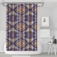 thumbnail image 1 of Multicolor Ethnic Geometric Pattern (4) Shower Curtain 72"x72" ,Bathroom Decorative Shower Curtains Set with 12 Hooks,Modern Waterproof Washable Shower Curtain, 1 of 6