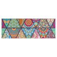 thumbnail image 1 of Multicolor Ethnic Geometric Pattern Kitchen Rug Mat,Kitchen Runner Rugs Non Skid Washable,Decorative Kitchen Floor Mats for Kitchen,Sink,Laundry,17"X47", 1 of 5