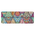 thumbnail image 1 of Multicolor Ethnic Geometric Pattern Kitchen Rug Mat,Kitchen Runner Rugs Non Skid Washable,Decorative Kitchen Floor Mats for Kitchen,Sink,Laundry,17"x47.2", 1 of 7