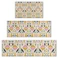 thumbnail image 1 of Multicolor Ethnic Geometric Pattern Kitchen Rugs Sets Of 3,Kitchen Runner Rugs Non Skid Washable,Decorative Kitchen Floor Mats for Kitchen,Sink,Laundry,17"x30"+ 17"x47" + 17"x59", 1 of 6