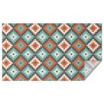 thumbnail image 1 of Multicolor Ethnic Geometric Pattern Rectangle Tablecloth 60"x102",Waterproof Polyester Rectangle Table Cloth, Wipeable Spillproof Polyester Tablecloth for Dining, Camping, Indoor and Outdoor, 1 of 6