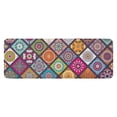 thumbnail image 1 of Multicolor Ethnic Mandala Pattern Kitchen Rug Mat,Kitchen Runner Rugs Non Skid Washable,Decorative Kitchen Floor Mats for Kitchen,Sink,Laundry,17"x47.2", 1 of 7
