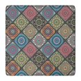 thumbnail image 1 of Multicolor Ethnic Mandala Pattern Square Fitted Tablecloth with Elastic Edge,Square Table Cover,Washable Elastic Table Cover for Home Kitchen Party Decor 36"x36", 1 of 6