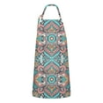 thumbnail image 1 of Multicolor Ethnic Paisley Pattern Apron-Garden Aprons for Women with Pockets-Cotton Linen Waterproof Kitchen Cooking Gardening Aprons Adjustable for Kitchen,Cooking,BBQ and Salon 33x27 Inch, 1 of 7