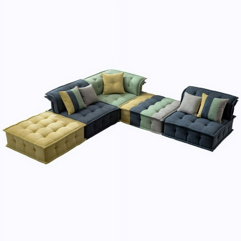 Multi coloured sales modular sofa