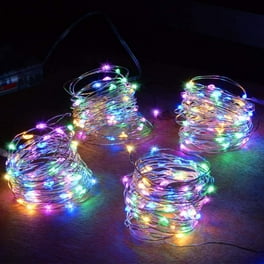 50ct. Amber Orange Color Changing LED String Lights by Ashland Fall Decorations for Home Walmart