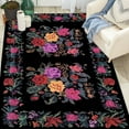 thumbnail image 1 of Multicolor Flower Printed Country Rustic Area Rug for Livingroom Bedroom Washable Carpet Under Dining Table Farmhouse Office Floor Rug Runner 3' x 4', 1 of 6