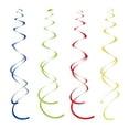 thumbnail image 1 of Multi-Color Foil Dizzy Danglers, 24", 4 Count, by Way To Celebrate, 1 of 4
