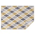thumbnail image 1 of Multicolor Geometric Quatrefoil Pattern Rectangle Tablecloth 60"x84",Waterproof Polyester Rectangle Table Cloth, Wipeable Spillproof Polyester Tablecloth for Dining, Camping, Indoor and Outdoor, 1 of 5