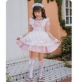 thumbnail image 1 of Multicolor Girl Classic Lolita Cute Maid Short Sleeve Outfit With Socks Costume Fancy Party Dress, 1 of 3