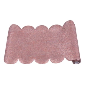 Way To Celebrate Plastic Table Runner, Multicolor Glitter Scalloped-Edge, 11.5 in x 108 in, 1 Count