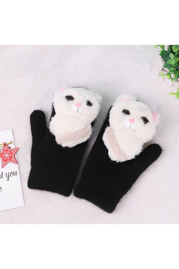 Multicolor Gloves Mittens Winter Goves Mens Gloves Ladies Winter Accessories Running Gloves Thermo