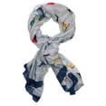 thumbnail image 1 of Multicolor Graphic Design Lightweight Summer Fall Bird Print Scarf, 1 of 10