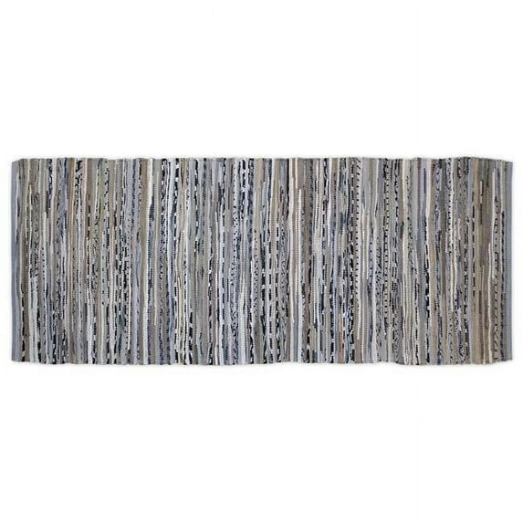 Multicolor Gray Rag Rug 2Ft 3In X 6Ft