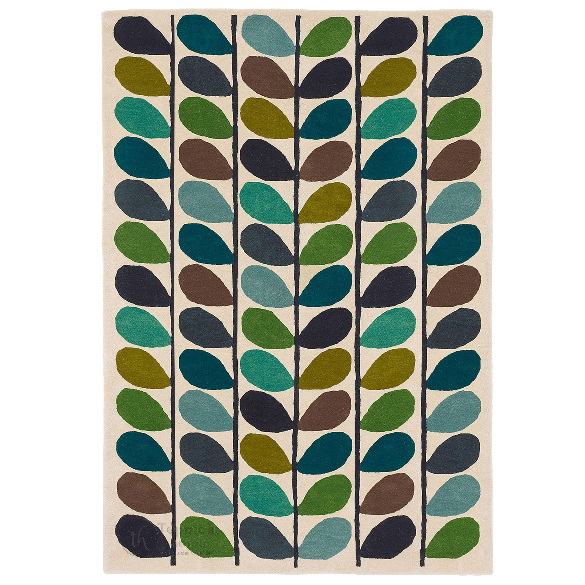 Novogratz Bullseye Green Rug, GREEN
