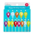thumbnail image 1 of Multicolor Happy Birthday Balloon Candles Set, 13 Pieces, by Way To Celebrate, 1 of 5