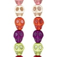 thumbnail image 1 of Multicolor Howlite Skull Beads - 12mm by Bead Landing, 1 of 2