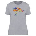 thumbnail image 1 of Multicolor Ice Skating Girl  T-Shirt Women -Image by Shutterstock, Female Small, 1 of 2