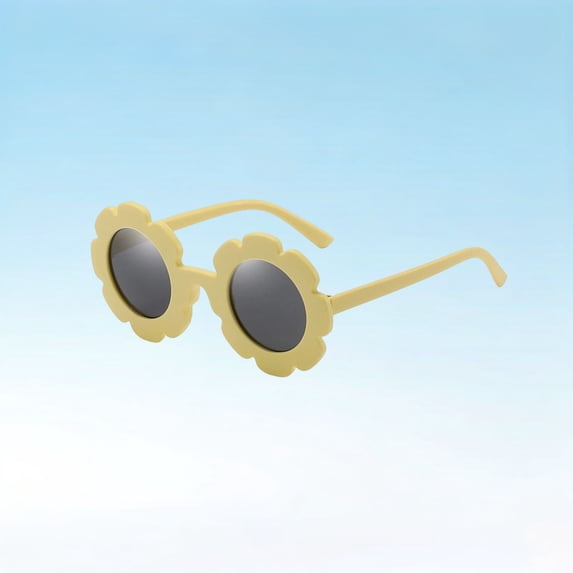 Multicolor Kids Glasses for Everyday Style and Playful Design with Details for Children, Yellow