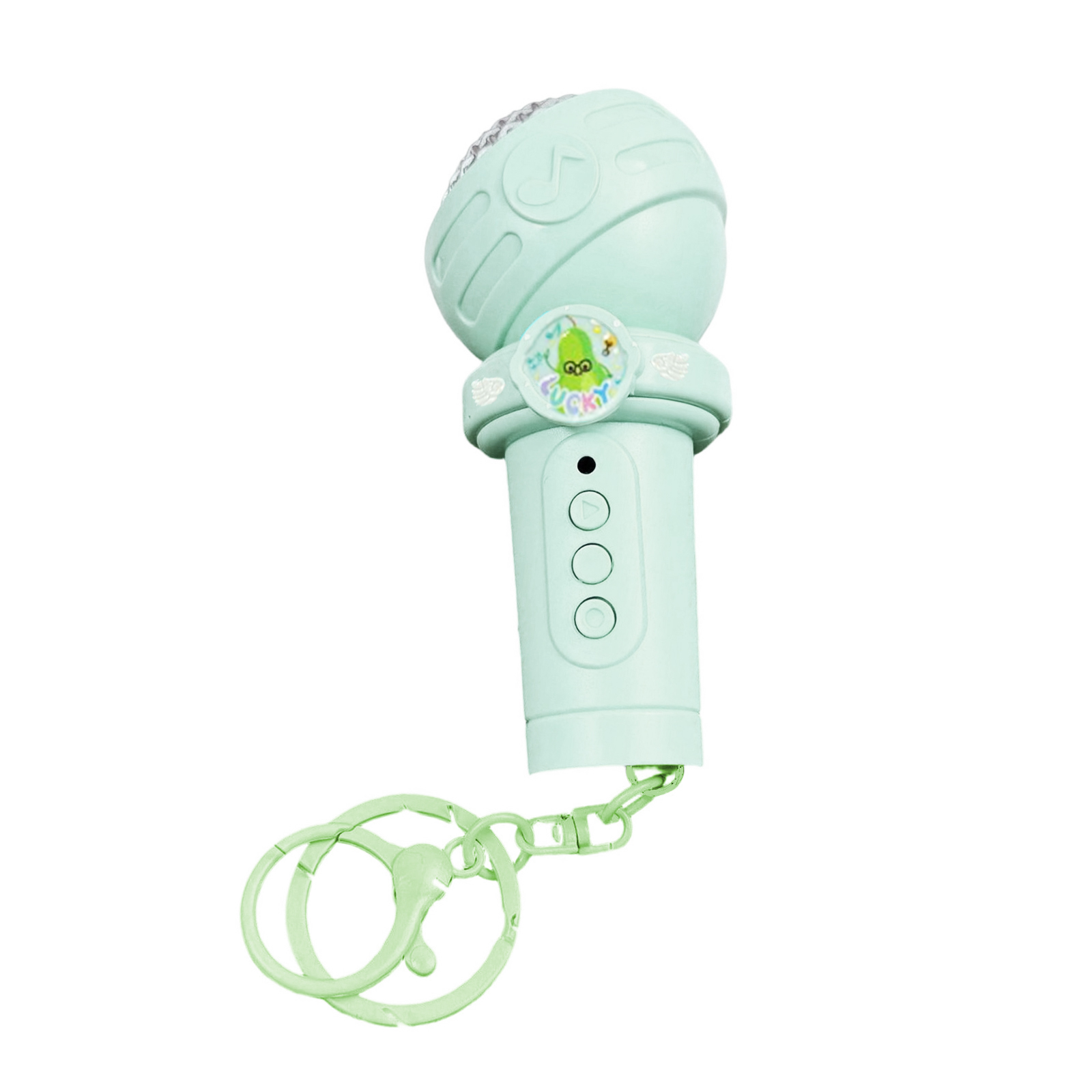 Multicolor Kids Voice Recording Keychain Portable Microphone Toy Reusable Playback Function For Children Kids Boy