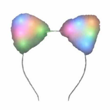 Blinkee MLTCEARS-SFT Multi Color LED Soft Cat Ears Headband