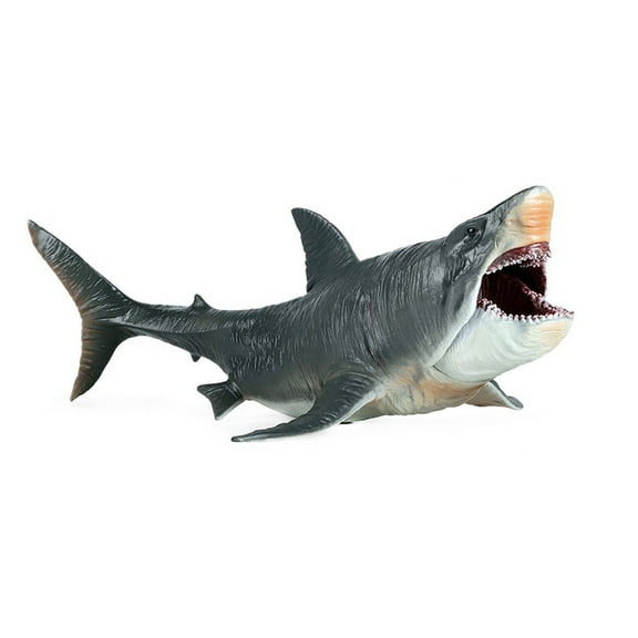 Multicolor Large Movable Jaw Shark Model Marine Life Figure Hand Painted Collectible Toy For Boys Educational Ocean Animal Decoration