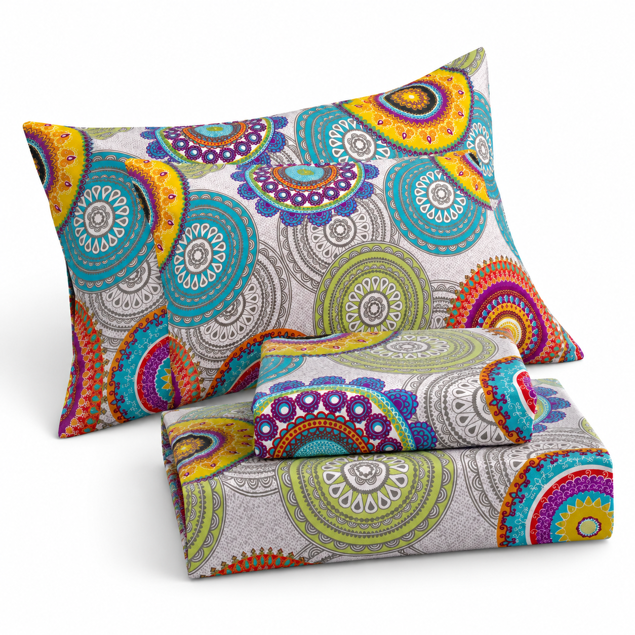 Multicolor Mandala King-Deep 22