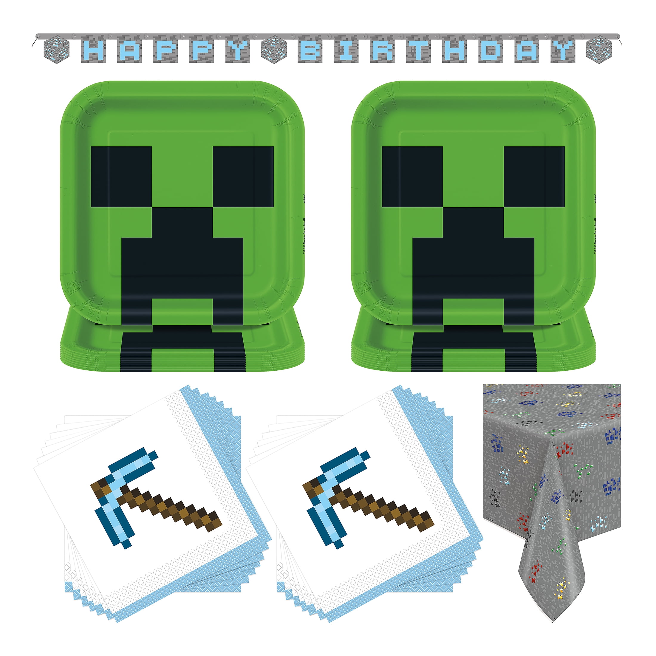 Minecraft Creeper Png, Transparent Png  Minecraft cake toppers, Minecraft  party decorations, Creepers