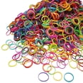 thumbnail image 1 of (Multicolor) Mini Rubber Bands Soft Elastic Bands Small Tiny Rubber Bands for Kids Hair Braids Hair Wedding Hairstyle (1000 Pcs Multicolor), 1 of 9