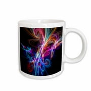 Multicolor Neon Light up the Night Fractal Art 11oz Mug mug-155273-1