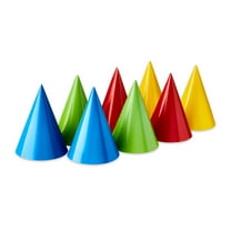 Multicolor Paper Party Hats, 8 Count, by Way To Celebrate