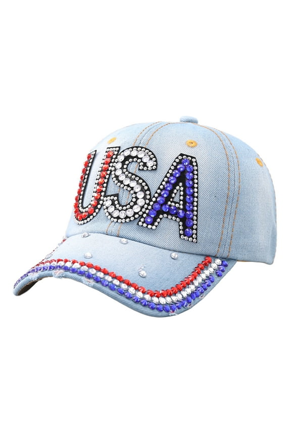 Multicolor Patriotic Hat 4Th Of July Hat Usa Flag Cap Independence Day Accessories Red White Blue Snapback Hat For Men Women Outdoor Events Parade Celebration