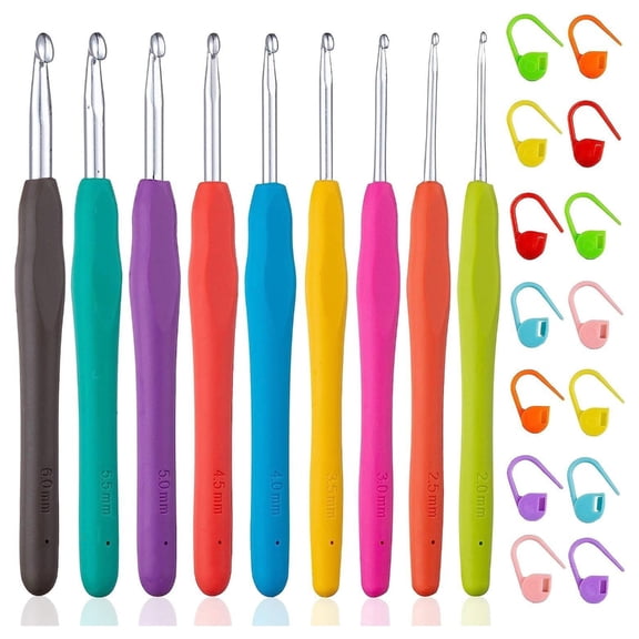 Multicolor Plastic Knitting Crochet Locking Stitches Marker Sweater Weaving Knitting Needle Clip DIY Sewing Tool Crafts