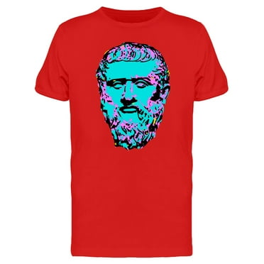 Multicolor Plato Head T-Shirt Men -Image by Shutterstock, Male XX-Large
