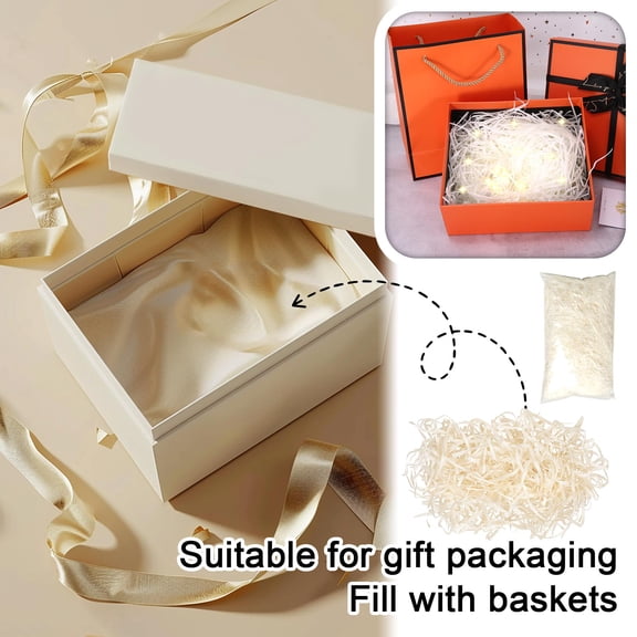 Multicolor Rainbow Easter Grass, Recyclable Gift Wrap Crinkle Paper Shred, Easter Egg Hunt, Craft Boxes Bags Basket Stuffer, Wedding Birthday Bridesmaid Party Decor Favor(7 oz)