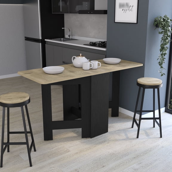 Multicolor Rectangular Folding Table, Compact Design, Engineered Wood, 22lbs Capacity, For Dining Use Office Table Dining, Desk, Wood Construction