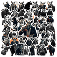 thumbnail image 1 of Multicolor Rhino Stickers Vinyl Animal Stickers Waterproof Cartoon Stickers for Notebooks Suitcases Phones, 1 of 9