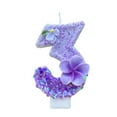 thumbnail image 1 of Multicolor Roman Numeral Birthday Candle - Decorative Wax Number Candle for Birthdays, Anniversaries, and Celebrations with Stand - 4x7 cm, Bright Colors, Consistent Burning, Party Decoration, 1 of 6