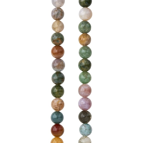 Multicolor Round Fancy Jasper Beads - 6mm by Bead Landing