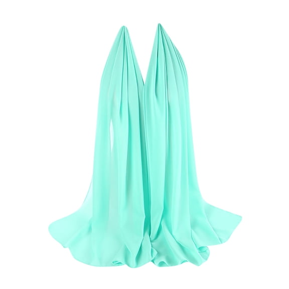 Multicolor Scarf for Women Plain Bubble Chiffon Scarf Hijab Wrap Printe Shawls Headband Muslim Hijabs on Sale Clearance