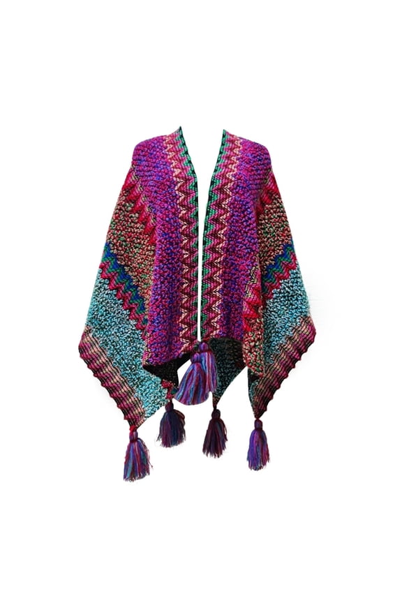 Multicolor Scarf for Womens Shawls Soft and Comfortable Knitted Shawl Tassel Fringed Wraps Matching Colourful Scarf on Sale Clearance